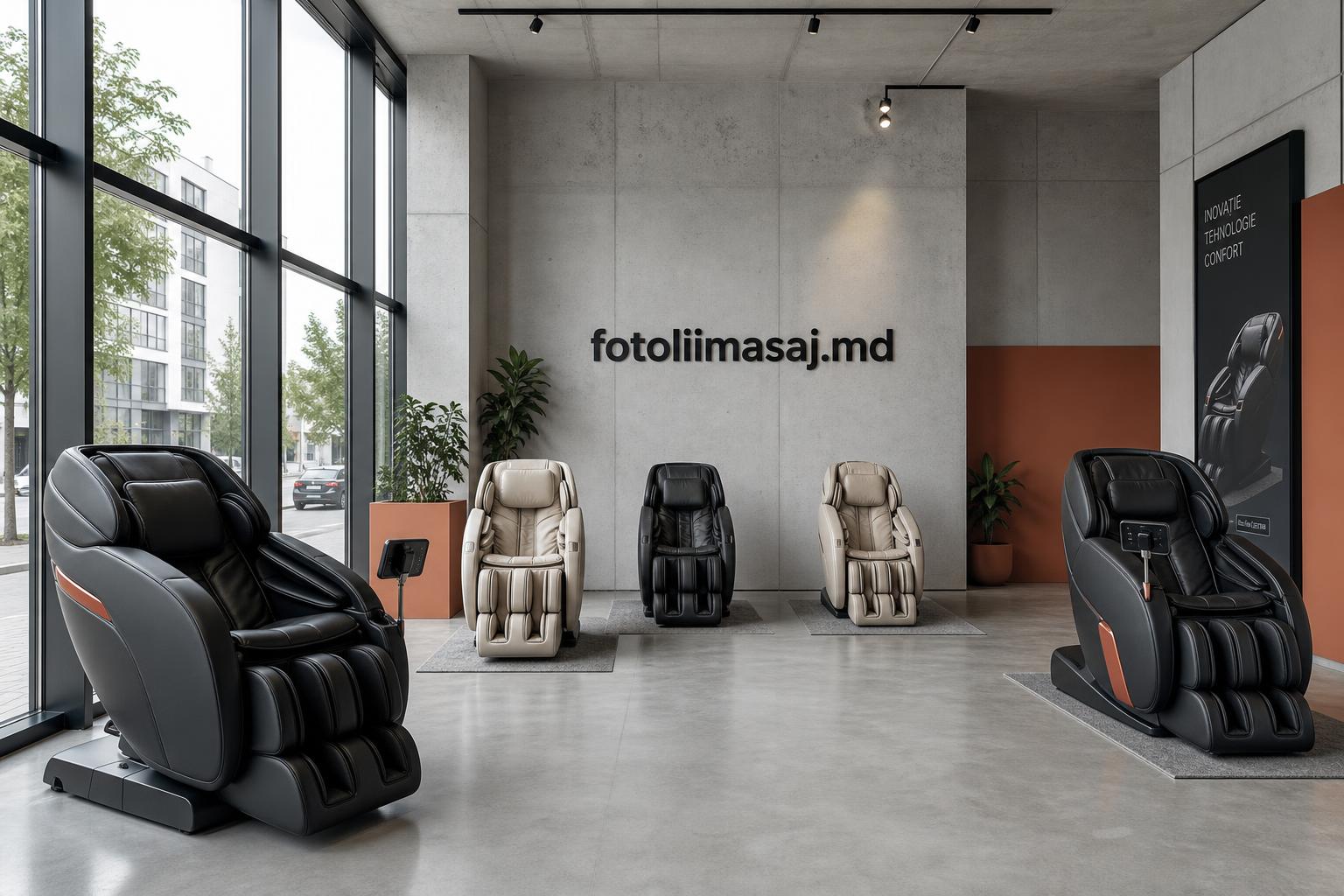 Showroom cu fotolii de masaj în Chișinău